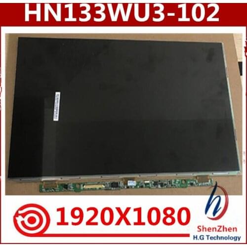 Original test well 13.3" LCD Screen Glass HN133WU3-102 eDP 30Pin for MSI GS30 FHD Display For BOE matrix IPS FOG HN133WU3 102