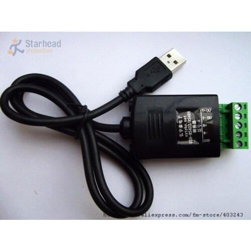 Industrial USB 2.0 to RS485 RS-485 RS422 RS-422 Converter Adapter, 600W Surge Protection