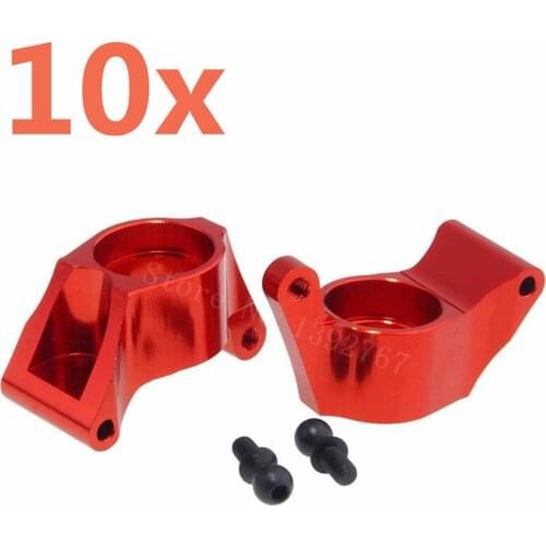 10 Pieces RC Car Alum. Alloy Rear Hub Carrier(L/R) For 1/18 Scale Revel 24540 Scorch Hobbico Dromida BX/MT/SC4.18 Monster Truck