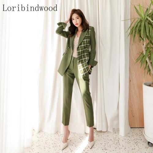 Early autumn temperament of cultivate ones morality small suit wide-legged pants business professional show thin straight culti