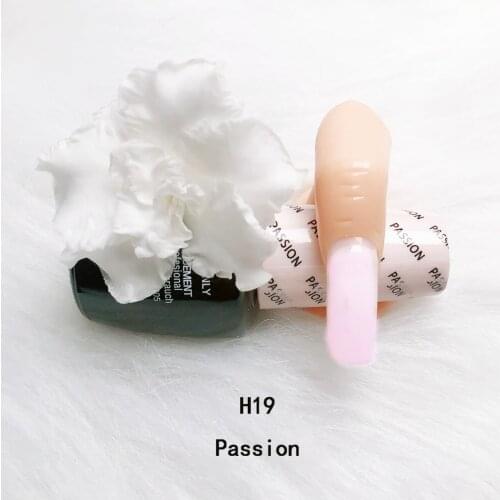 Pink Colors Serie OPIE 15ml H19 PASSION Semi Permanent Nail Gel Varnish Polish Soak Off UV Nail Art Gel Nail Polish Gel Lacquer