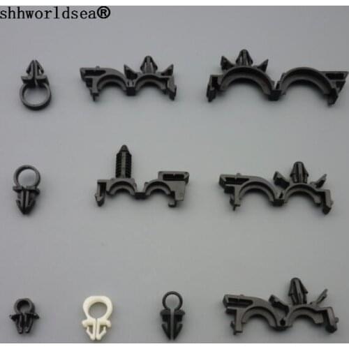 Shhworldsea Car Wire Harness Loom Routing Auto Fastener Clips Car Nylon Clip Strap Bundling Assortment Kit For Honda