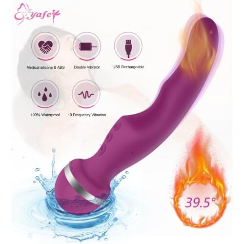 Intelligent Heating Vibrator for Women Sex Toys Dual Vibration Female Masturbator Vaginal Massage Soft Adult Erotic Sex Shop