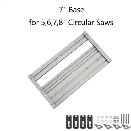 7"/9"inch Universal Base for Circular Saw to be used for Guide Rail Tracks