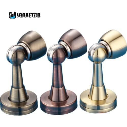 High Quality Promotion Price Invisible Breath Brushed Stainless Steel Bronze Color Gate Solid Suction Door Stopper