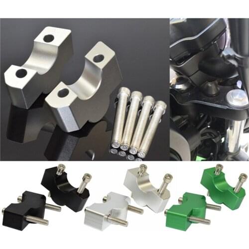 Waase Motorcycle 28mm (1-1/8") Handlebar Riser Height Up 30mm Bracket Kit For Kawasaki Vulcan S 650 2019