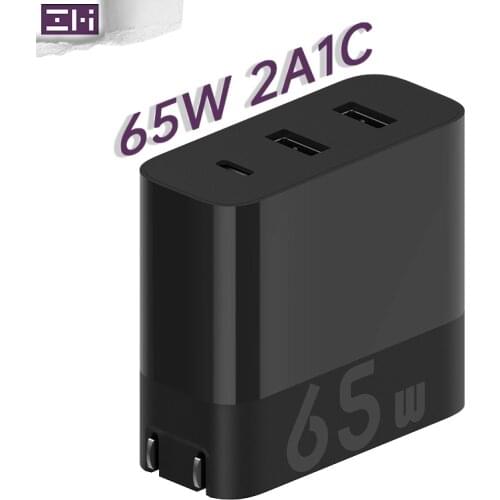 ZMI USB Charger 65W 1C 45W+18W 1C2A Time Save Multiple Safe For Android iOS Phone Switch Notebook Laptop Pad Smart Output Type-C