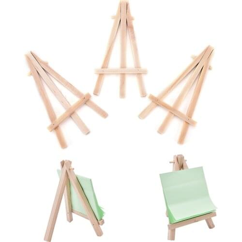 1Pcs Wooden Mini Artist Easel Wood Wedding Table Card Stand Display Holder For Party Decoration 12.5*7cm