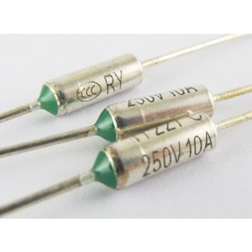 2pcs Microtemp Thermal Fuse 192°C TF Cutoff 10A 250V