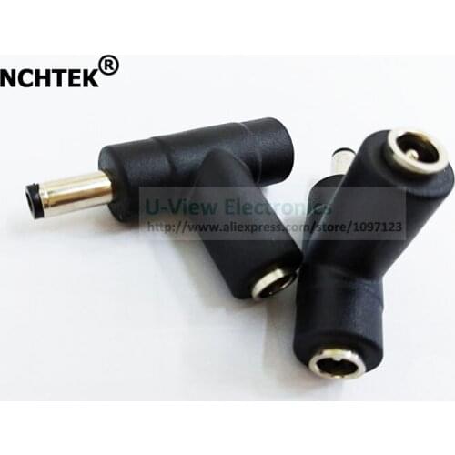 NCHTEK DC 5.5*2.1mm Male to Dual DC 5.5x2.1mm Female Plug Power Adapter Connector/Free DHL Shipping/100PCS