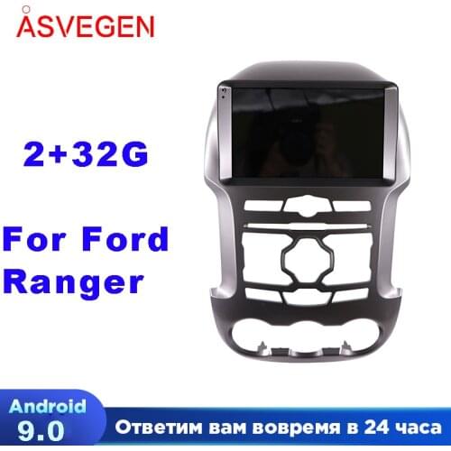 Asvegen Android 6.0 Quad Core Car Radio Dvd Player Stereo Wifi Bluetooth 4G Automotive GPS Navigation For FORD RANGER 2011-2014