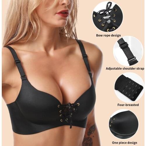 Seamless Bra Underwear Women Bras Bh Top Wire Free Push Up Bra Backless Bras for Women Plus Size Sexy Bra Cotton Female Bralette