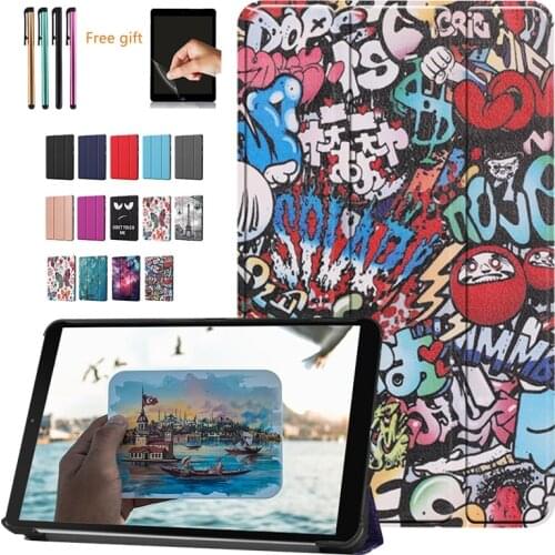 Case For Amazon Fire HD10 2021 hd 10 Plus /2017/2019 /2020 10.1"Tablet Cover Funda Fire HD10 Case smart Folding Stand Shell+gift