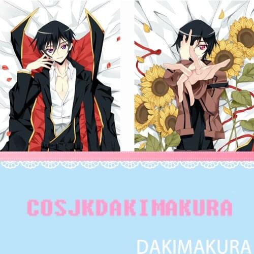 CODE GEASS Lelouch of the Rebellion Lelouch Lamperouge Anime Dakimakura Pillowcase Body Hugging Pillow Cover Case Exquisite Gift