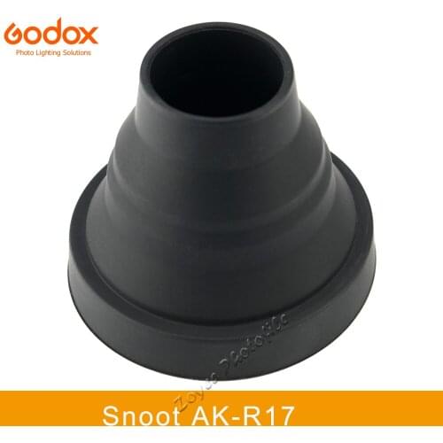 Godox AK-R17 Snoot use Godox H200R Round Flash Head Compatible for AD200 Pro for Godox V1 Flash Series V1-S V1-N V1-C Flash