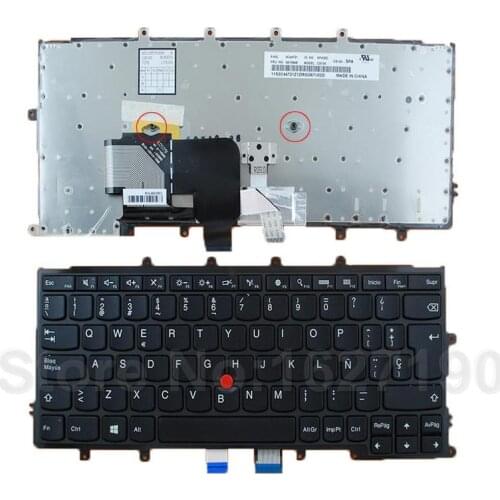 NEW SP/Spanish Replacement laptop keyboard for ThinkPad X240 X240S X240I BLACK FRAME (Win8,With Point) Cuaderno de teclado