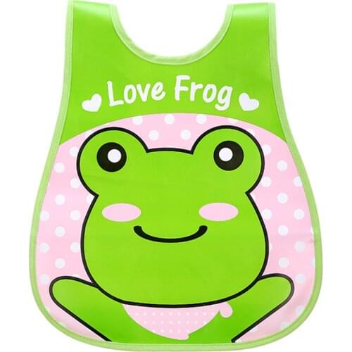New High Quality Cute Cartoon Animals Baby Bibs Waterproof Colorful Children Bib Bibs Children Apron Feeding Bibs Bavoir bébé