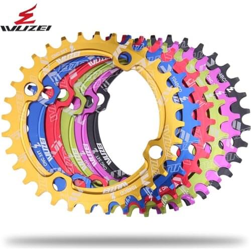 Single 1 speed system Narrow Wide 104 BCD ROUND 32T 34T 36T 38T for MTB 11s 10s 9s 1*11 Crankset Chainwheel Ring