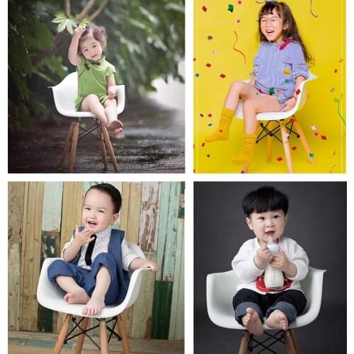 New Newborn Photography Props White Chair Photo Studio Supplies Full Set Baby photography Assisted Modeling Shooting Props Toys