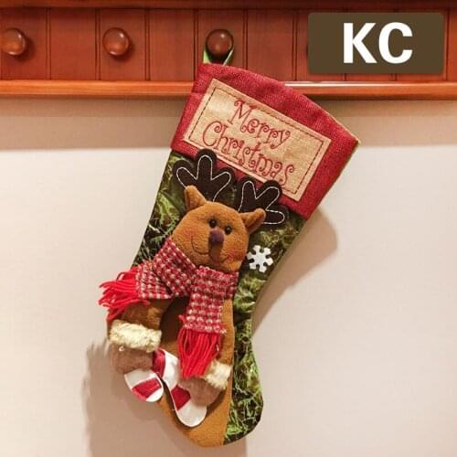 Christmas decoration gift the old man snowman socks decorate the gift bag