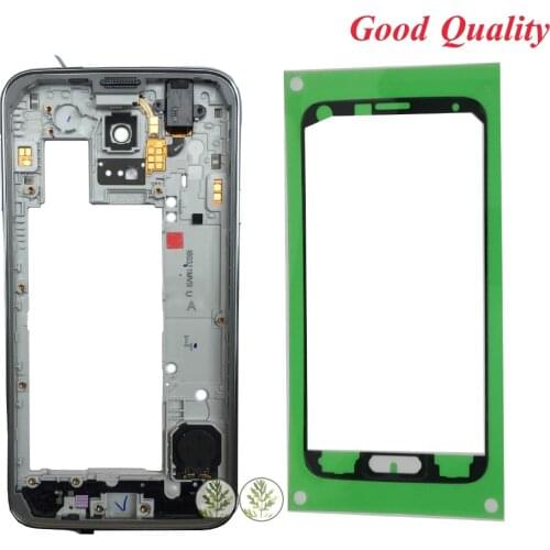 Middle Back Frame Chassis Plate Housing+Adhesive For Samsung Galaxy S5 Neo G903 G903 G903F G903W