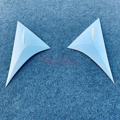 Car Styling Exterior Accessories For Toyota Harrier Venza 2020 2021 ABS Chrome Rear Window Tailgate Spoiler Trims Cover