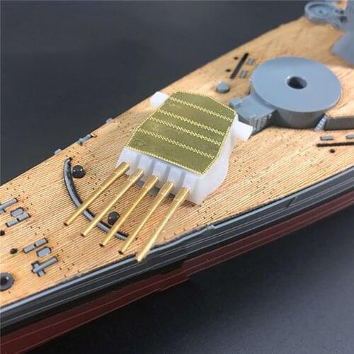 1/700 MK11 406mm Main Gun Turret Metal Barrels Photo-etched PE Sheet Model Kits DIY Upgrade Parts Accessories