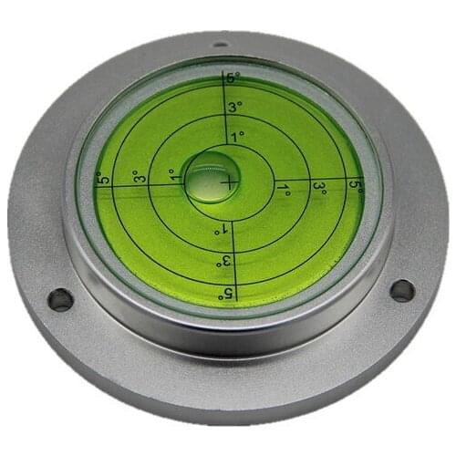 1 piece Precision Spirit Metal Level Bubble Level Circular Level Measurement Instrument Level Drop