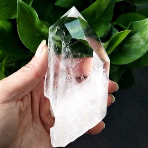 100% natural quartz crystal wand point feng stone shui stone healing crystals wand chakra energy