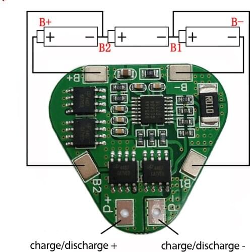 3S 12V 18650 Lithium Battery Protection Board 11.1V 12.6V overcharge over-discharge protect 8A 3 Cell Pack Li-ion BMS PCM PCB