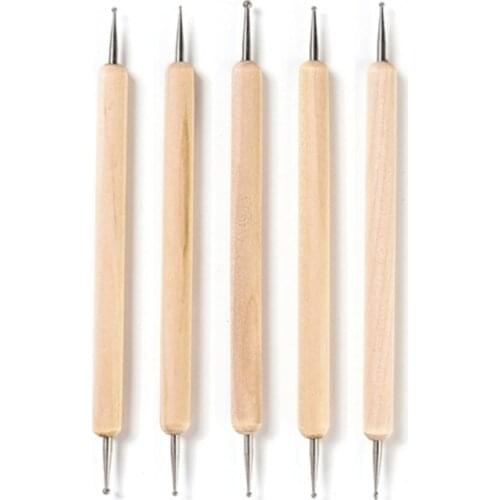 53Pcs Clay Sculpture Pottery Tool DIY Carving Point Drill Pen Ceramics Sculpting 87HA