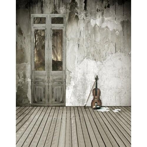 5x7ft Wooden Floor Broken House Photography Backdrops Photo Props Studio Background