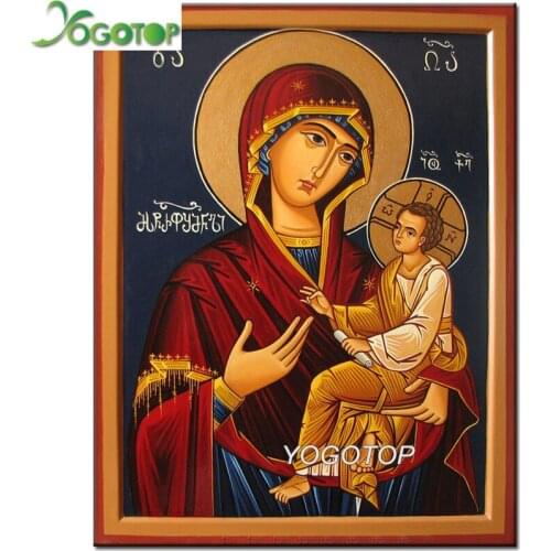 Diy St. Marina Diamond Painting Cross Stitch Religion Icon of Leader Mosaic holy diamond embroidery sale rhinestones art YY1997