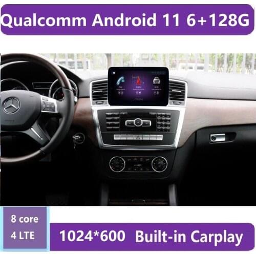 Qualcomm Android 10 Car Anti-Glare Screen GPS Navigation For Mercedes Benz ML GL GLE CLass 2012-2018 4G LTE Wifi BT X166