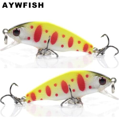 AYWFISH Minnow 50mm 3.5g Sinking Mini Jerkbait Simulation Jerk Bait Hot Sale Hard Crank Tackle High Quality Small Fishing Lure