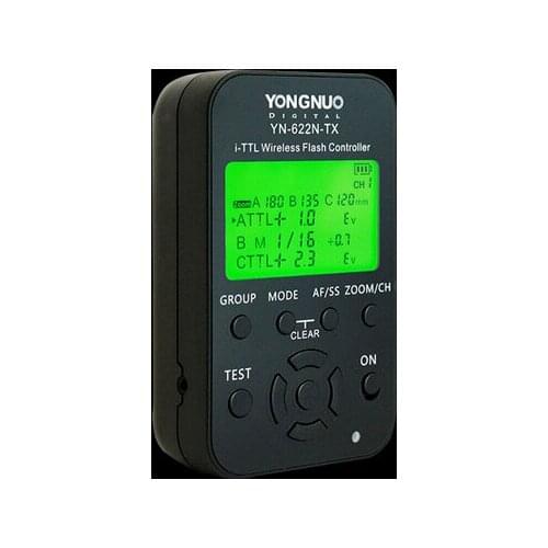 YONGNUO YN-622N-TX LCD Wireless Flash Transmitter for YN-622N Trigger for Nikon D610/D800/D90/D7100/D200/D300/D300S/ DSLR Camera