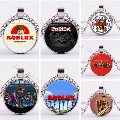New Robloxs Cartoon Game Stars Pendant Chain Decoration for Men Kids Necklace Unisex Jewelry Cosplay Ornament Souvenirs Kid Gift