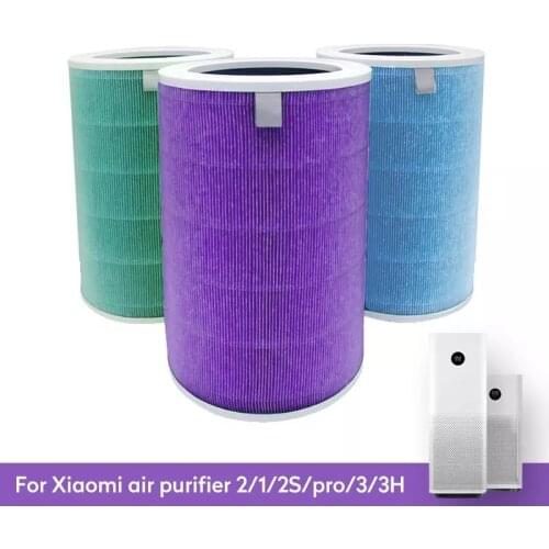 Air Filter For Xiaomi Air Purifier Mi 1/2/2S/3/3H Pro Air Purifier Carbon HEPA Replacement Filter Anti Bacteria formaldehyde