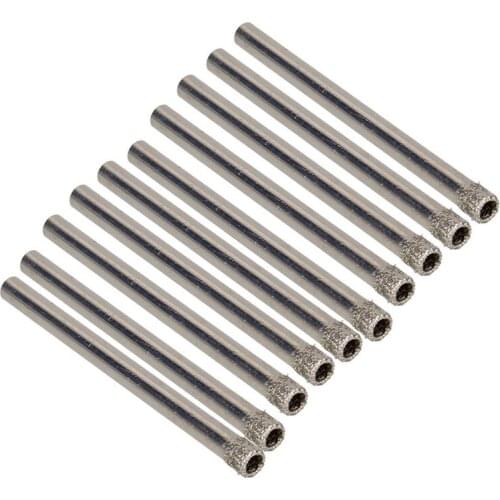 Hot 4mm Diamond Coated Hole Saw Drill Glass Driller Tile Driller Marble Granite Pack of 10