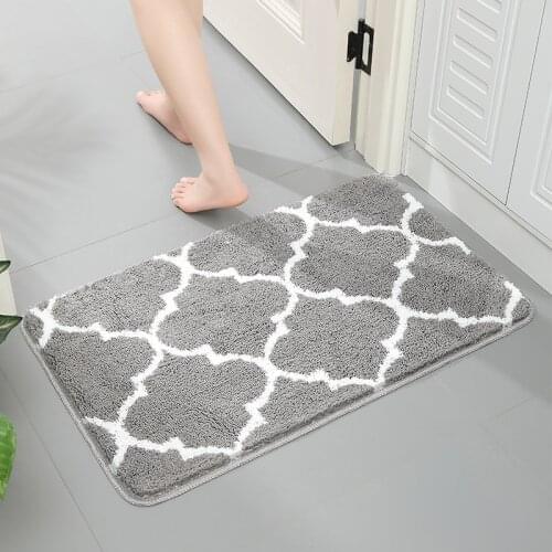 Living Room Doormat European Style Simple Lantern Type Carpet Bathroom Absorbent Floor Mat Kitchen Non-slip Mat Household Carpet
