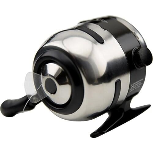 Mini Spincast Reel Wheel Catapult Hunting Stainless Steel Fishing Reel for Fishing Tool