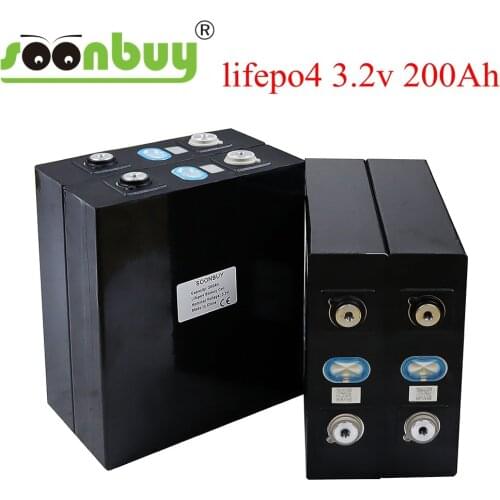 NEW Lifepo4 3.2v200ah new lifepo4 rechargeable battery 3.2v200ah battery, suitable for 12v200ah solar