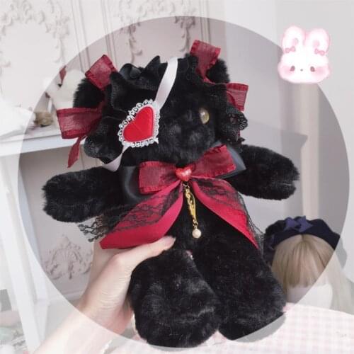 The Original Lolita bear bag doll mini diablo wind backpack Lolita style bag