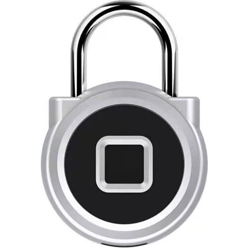 Fingerprint Padlock Bluetooth Smart Electric Door Lock Locker Rechargeable Battery Anti-Theft Security for House/Gym box