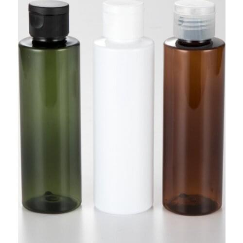 150ml Flat Shoulder Clamshell Bottle Butterfly Cap Pure Dew Bottle Cosmetics Packaging Plastic Empty Bottle 10PCS/LOT