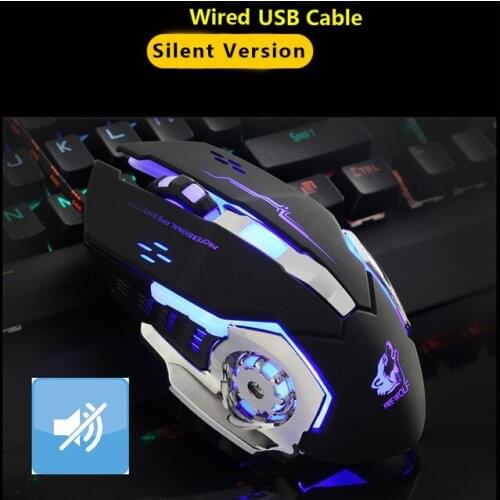 Profession Wired Gaming Mouse 7 Buttons 4000 DPI LED Optical USB Computer Mouse Gamer Mice Game Mouse Silent Mouse For PC laptop