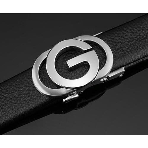 Luxury Vintage Designer GG Belt Automatic Buckle Men High Quality Women Genuine Real Leather Dress Strap Double G Belt for Jeans