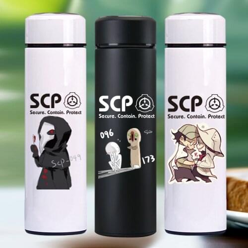 SCP Secure Contain Protect Special Containment Procedure Foundation Cups Cosplay M.T.F Stainless Steel Mug Tea Travel Cup Prop
