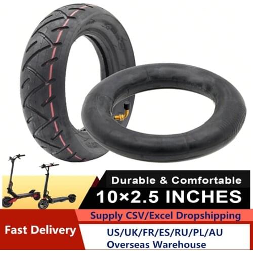 10 Inch Electric Skateboard Tire 10x2.5 for Electric Scooter Skate Board 10x2.50 Inflatable Wheel Tyre Outer Tire