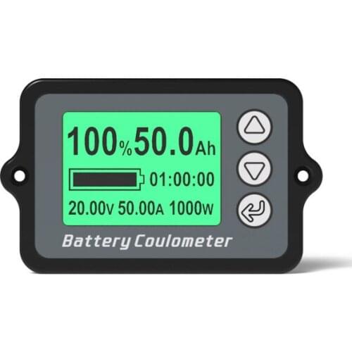 Tk15 80V 350A 100A Coulomb Meter Battery Tester Battery Capacity Tester Coulometer Power Level Display Lithium Battery Indicator
